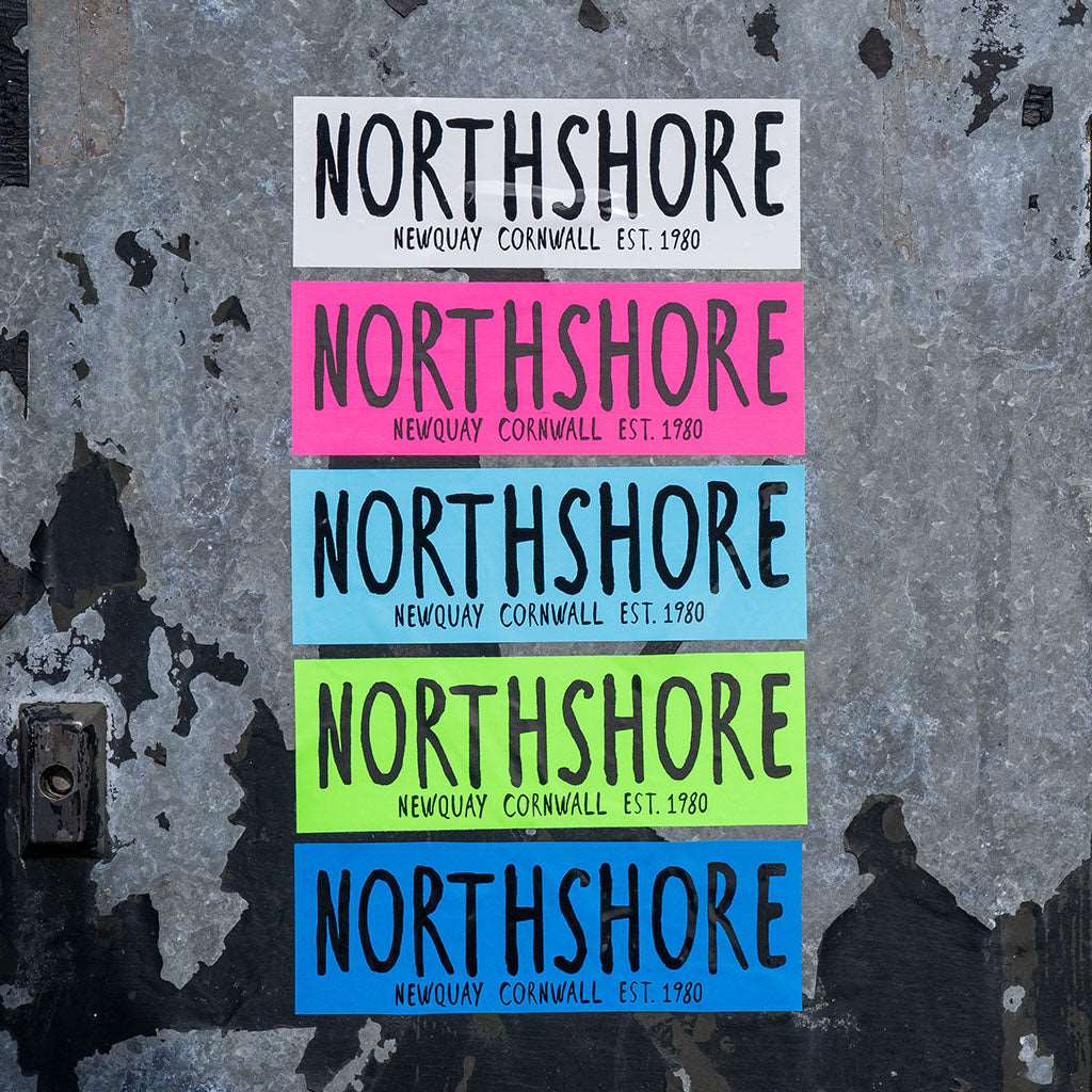 Northshore Core Logo Rectangle Sticker - Northshore Surf Shop - Stickers - 