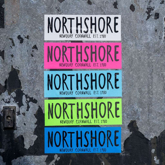 Northshore Core Logo Rectangle Sticker - Northshore Surf Shop - Stickers - 