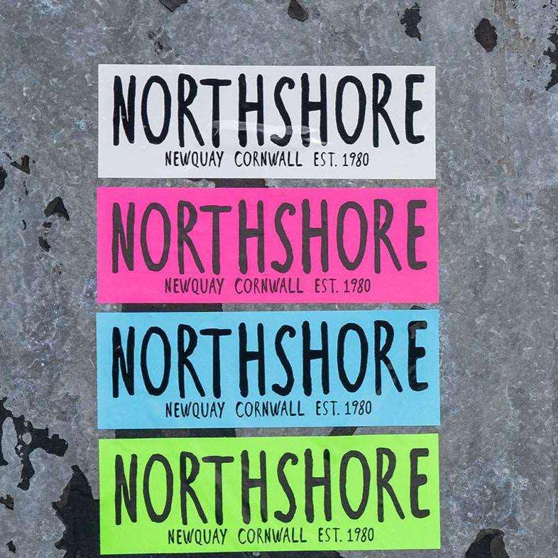 Classic Logo Rectangle Sticker | Northshore Surf Shop | Stickers