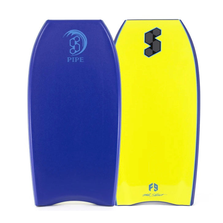 Science Pipe PE Stringer Bodyboard - Blue / Yellow