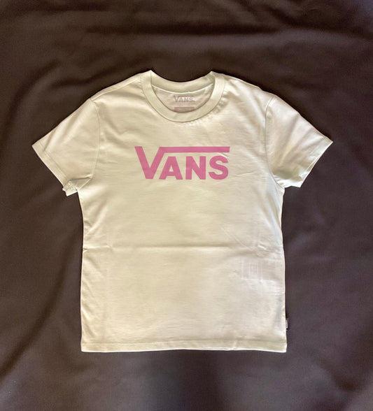 Vans Kids Flying V Crew Tee Shirt (Pale Aqua)