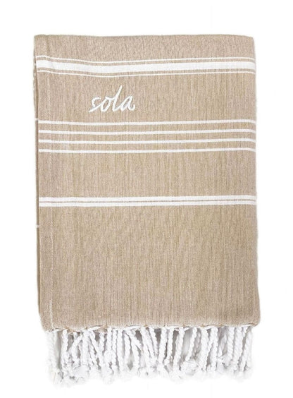 Sola Fouta Cotton Beach Towel