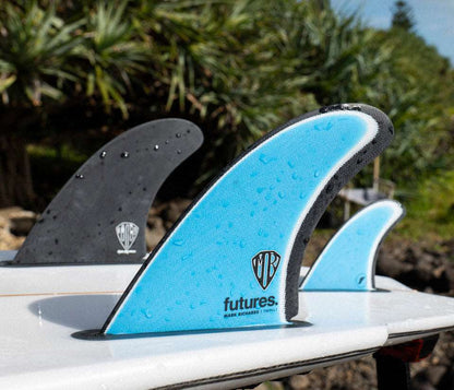 Futures Mark Richard’s 2+1 Fiberglass Twin Surfboard Fins