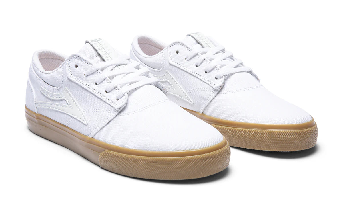 LAKAI GRIFFIN CANVAS-white/Gum