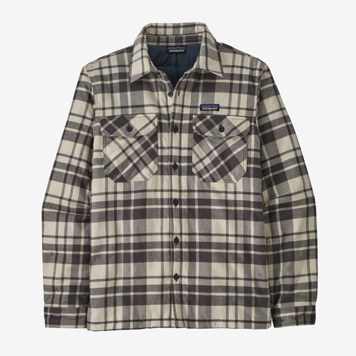 PATAGONIA MEN’S INSULATED ORGANIC COTTON FJORD FLANNEL SHIRT (Ice Caps/Smoulder Blue) - Patagonia - Shirt - 