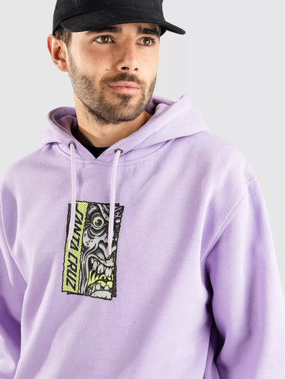 Santa Cruz Roskopp Rigid Face Front Hooded Sweatshirt - Santa Cruz - Hooded Sweatshirt - 