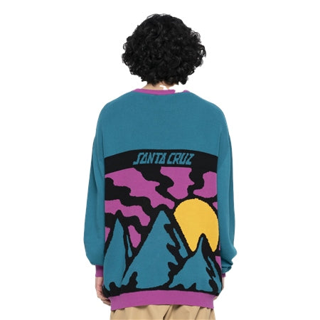 Santa Cruz Vista Knit Crew Sweater - Santa Cruz - Knit - 