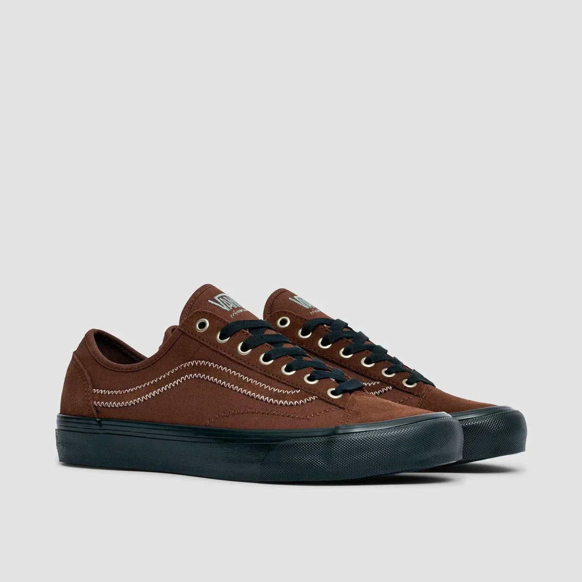 VANS STYLE 36 DECON MICHAEL FEBRUARY SHOES DARK BROWN/BLACK - UNISEX - Vans - Skate Shoes - 