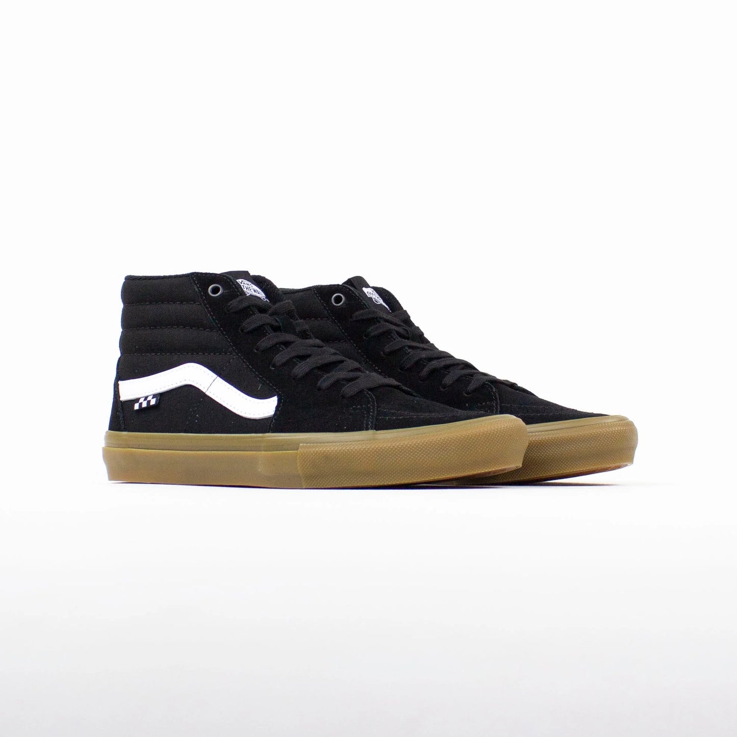 VANS PRO SK8 Hi SHOES BLACK / GUM - Vans - Skate Shoes - 