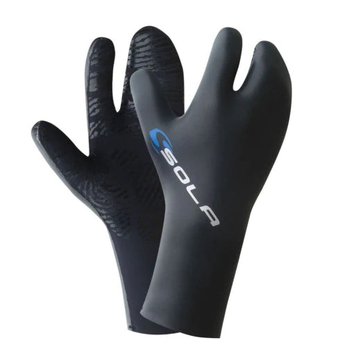 Sola 5mm Smoothskin Lobster Claw Wetsuit Gloves - Sola - Wetsuit Gloves - 