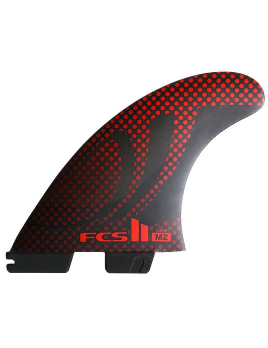 FCS II Sharpeye PC Tri Surfboard Fins Black/Red - FCS - Thrusters - 