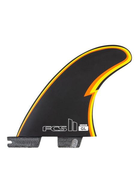 FCS II Gerry Lopez PC Medium Black Tri Surfboard Fins - FCS - Thrusters - 