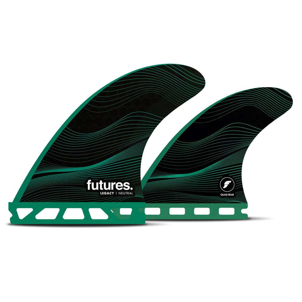 Futures Legacy Neutral Series Quad Surfboard Fins - Futures - Quad Fins - 