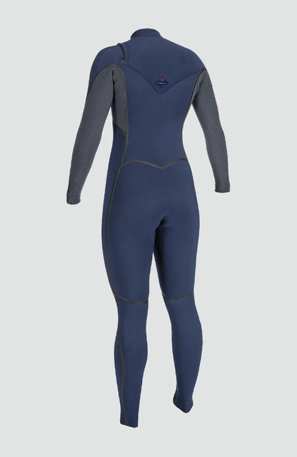 O’NEILL WOMENS HYPERFREAK FIRE 5/4+MM CHEST ZIP FULL WETSUIT (BLUE) - O’neill - Winter Wetsuit - 