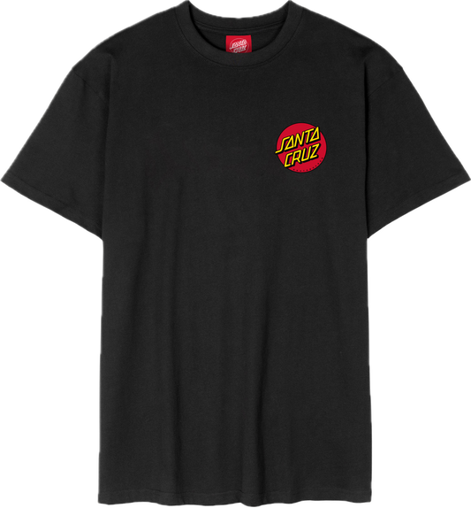 Santa Cruz Mens Classic Dot T-Shirt (Blk)