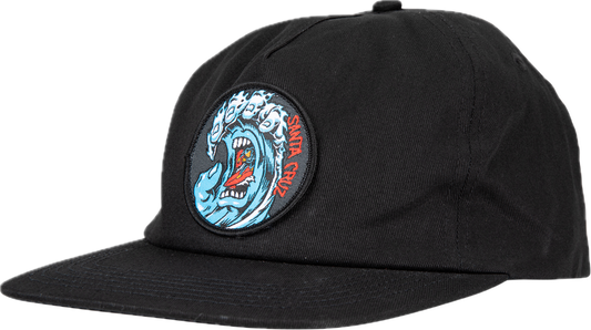 Santa Cruz Melting hand Snap Back Cap(Blk)