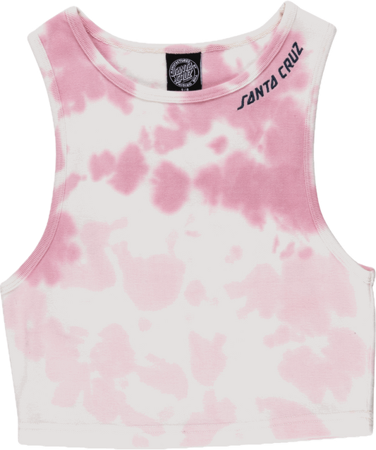 Santa Cruz Women’s Vest Strip Tank (Pnk Dip Dye)