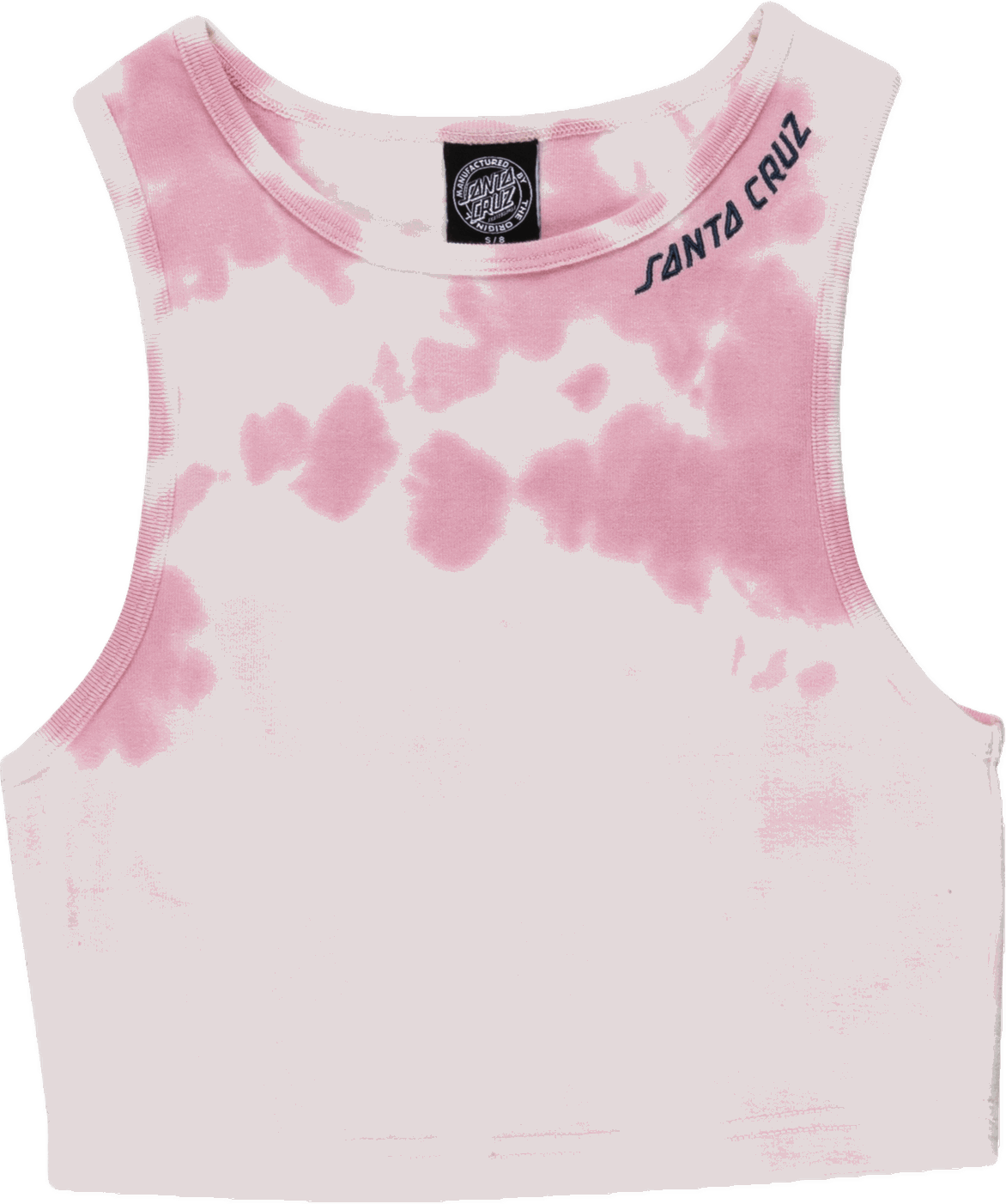 Santa Cruz Women’s Vest Strip Tank (Pnk Dip Dye) Uk 12 | Santa Cruz | Vest