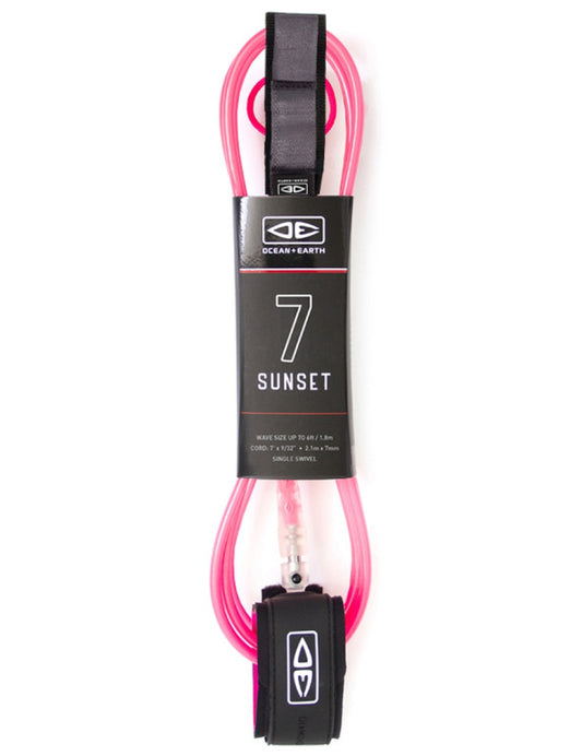 Ocean and earth sunset 7ft leash