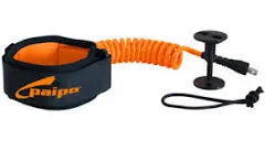 Paipo Deluxe Bicep Coiled Leash - Orange