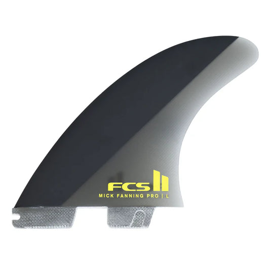 FCS II MICK FANNING PG PRO TRI FIN SET ( Black )