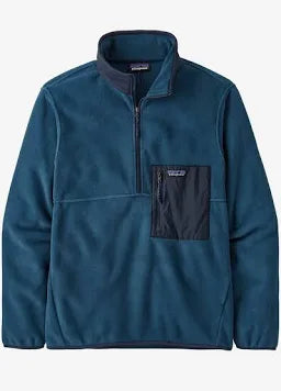 Patagonia Men's Microdini 1/2-Zip Fleece Pullover - Tidepool Blue