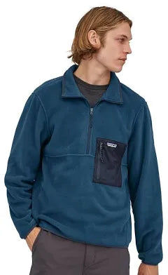 Patagonia Men's Microdini 1/2-Zip Fleece Pullover - Tidepool Blue