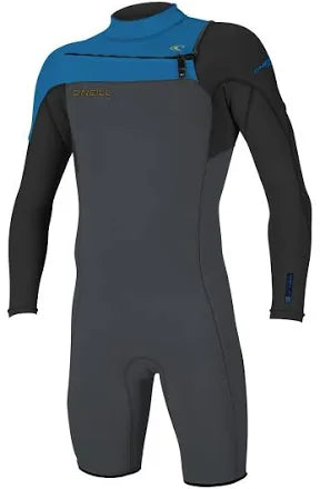 O’NEILL MENS HAMMER 2MM CHEST ZIP LONG SLEEVE SPRING WETSUIT | GRAPH /BLACK / OCEAN