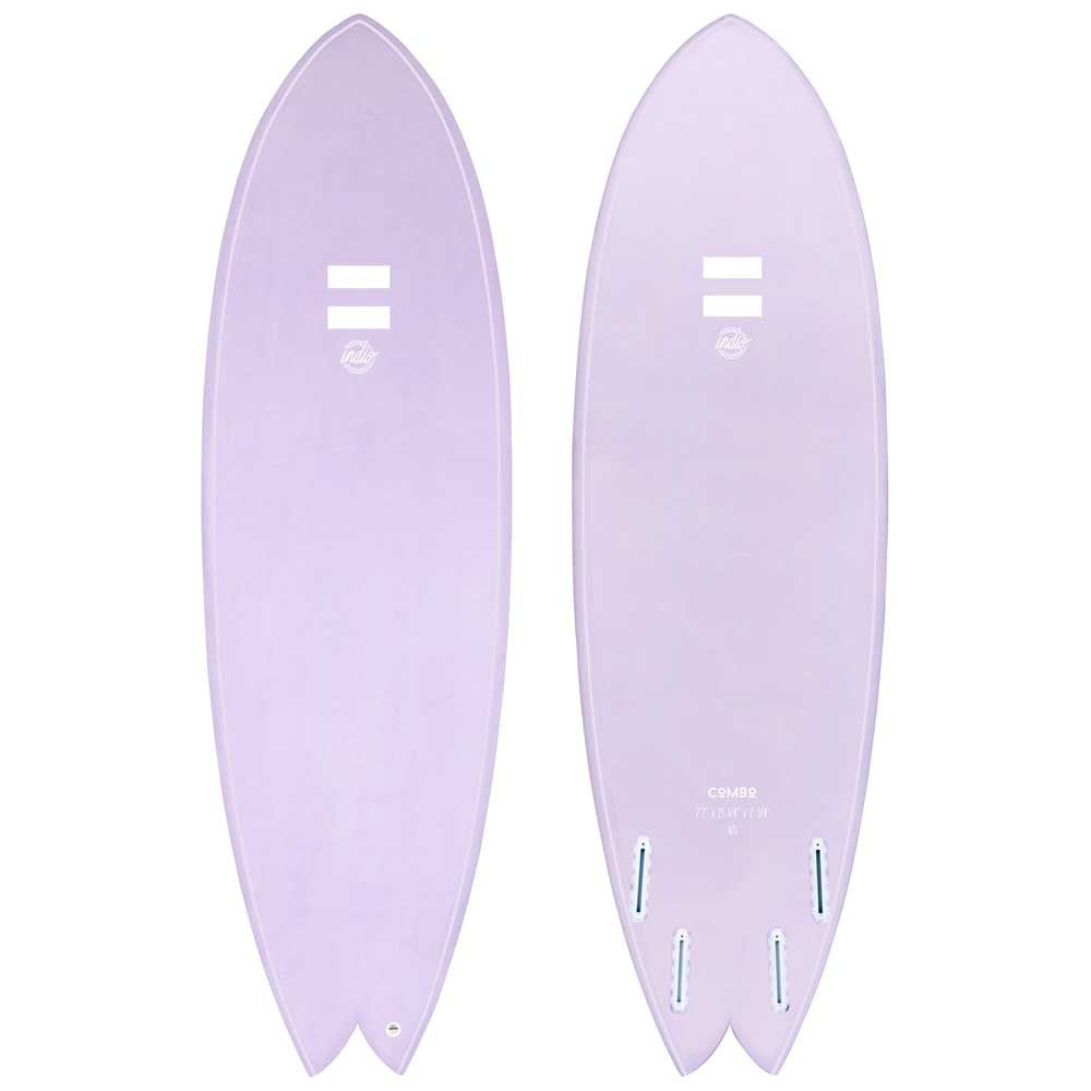 Indio “ Combo Quad“ Fish Surfboard- Lilac ( 2023 Model )