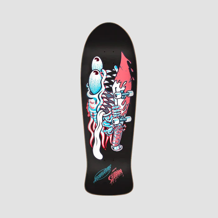 SANTA CRUZ MEEK SLASHER DECODER 3D RE-ISSUE SKATEBOARD DECK