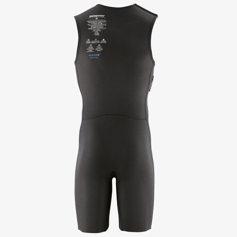 PATAGONIA R1 MENS YULEX SHORT JOHN WETSUIT | BLACK