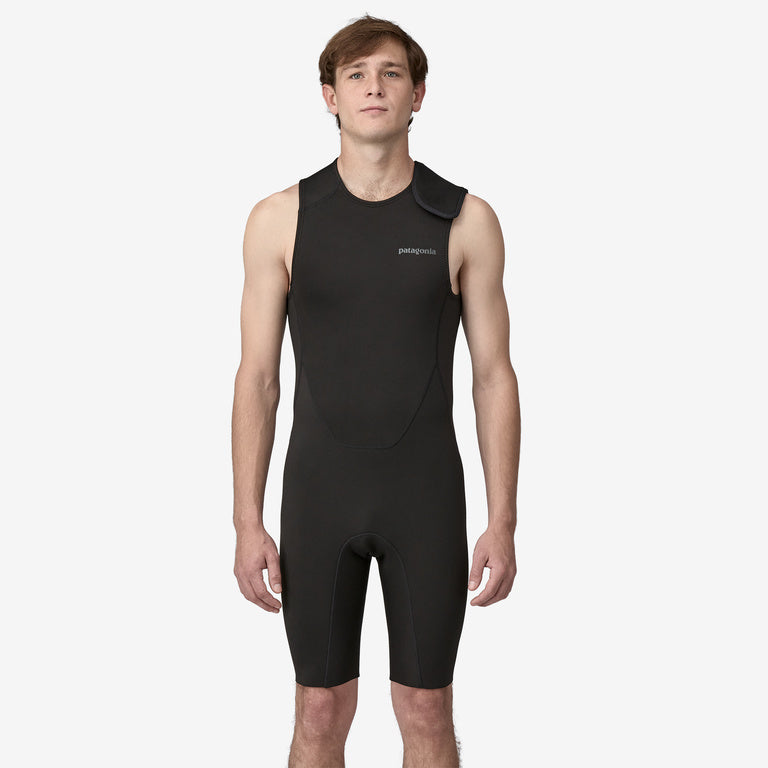 PATAGONIA R1 MENS YULEX SHORT JOHN WETSUIT | BLACK