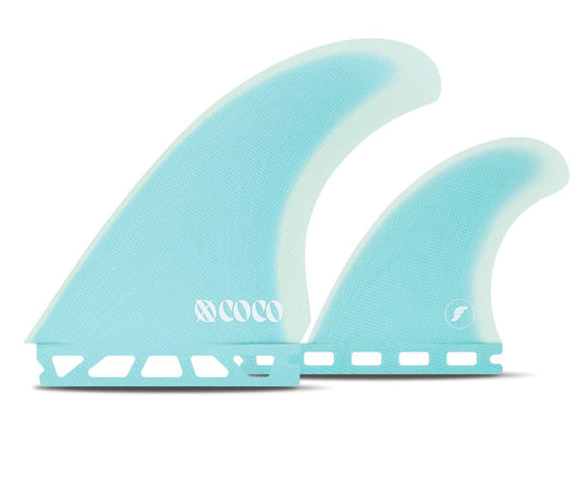 Futures Coco Ho 2+1 Fiberglass Twin Surfboard Fins