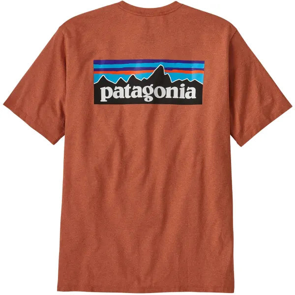 Patagonia Men's P-6 Logo Responsibili-Tee®-Red Tail Rust