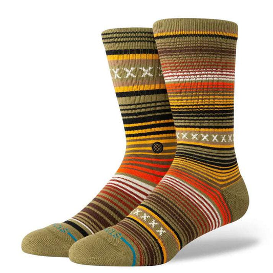 STANCE CURREN CREW SOCK - CHI-chive