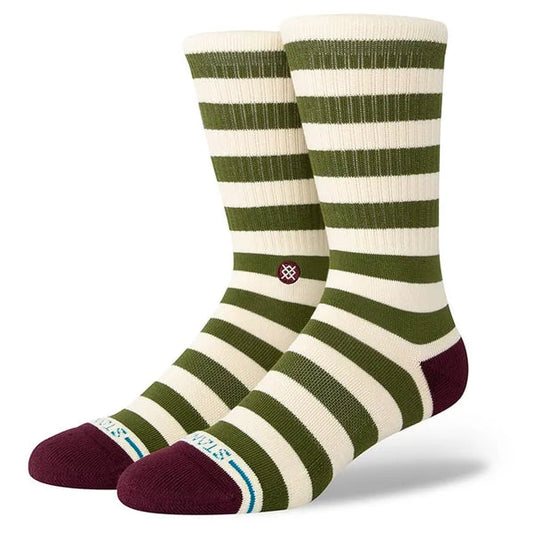 STANCE Breton Crew Socks - Green