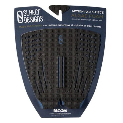 Slater Designs FireWire 5 Piece Action Deck Pad Black blue | Firewire | Traction pad