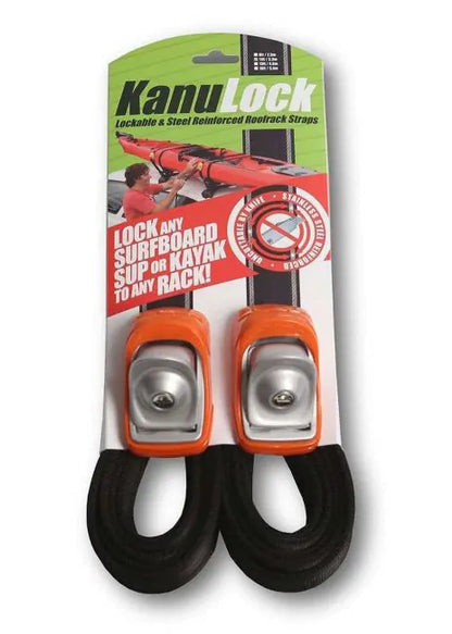 Kanu Lock Lockable Tie Down Straps