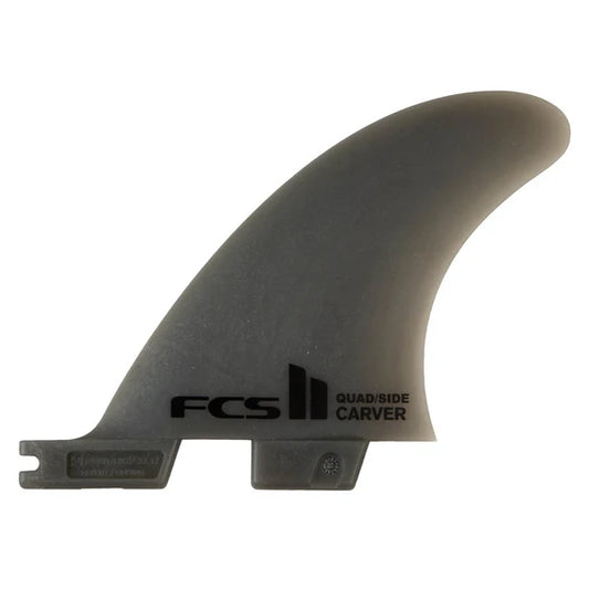 FCS 2 Carver Neo Glass Carver Quad Rears SMALL - Smoke | FCS | Surfboard Fins.