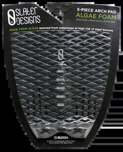 Slater Designs FireWire 5 Piece Action Deck Pad Black grey | Firewire | Traction pad