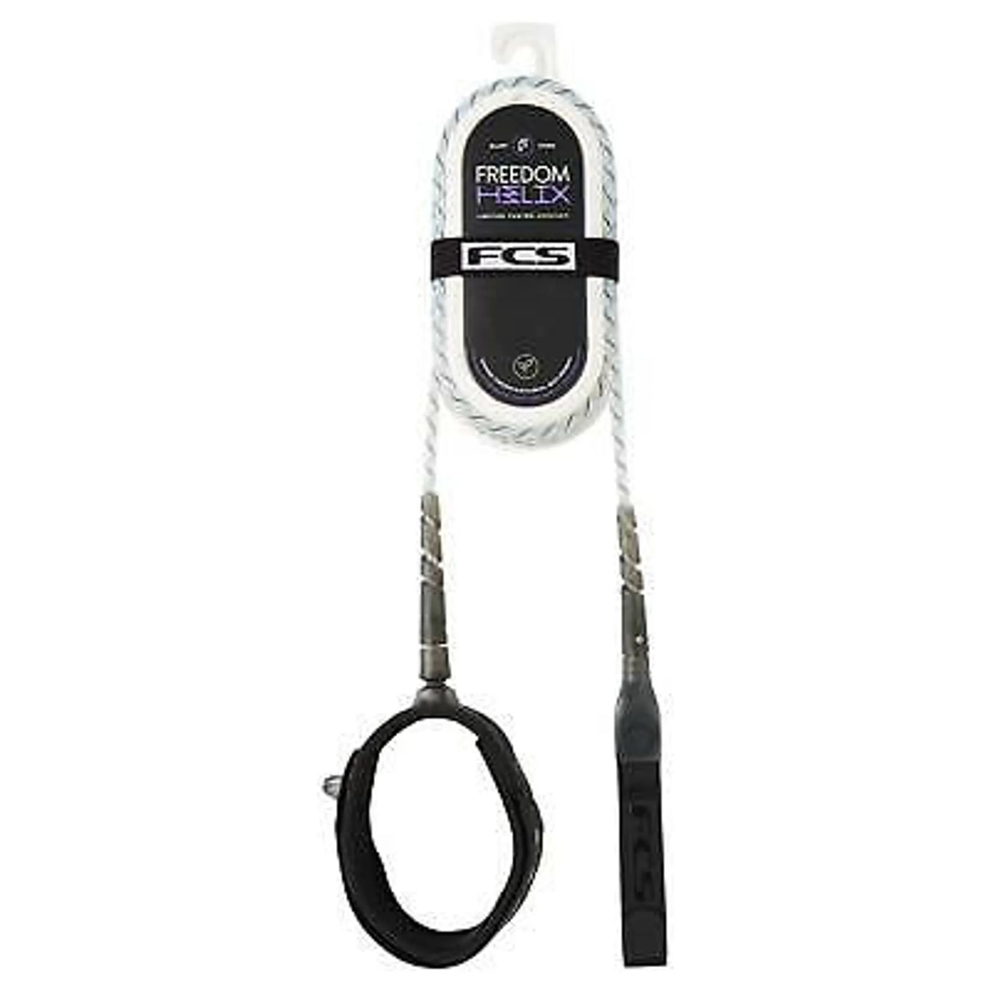 FCS freedom helix 7ft leash Natural black | FCS | Surfboard Leash