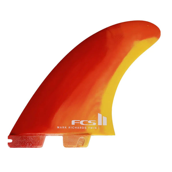 FCS II MARK RICHARDS PC TWIN + TRAILER FINS - SUNSET SWIRL | FCS | Surfboard Fins.