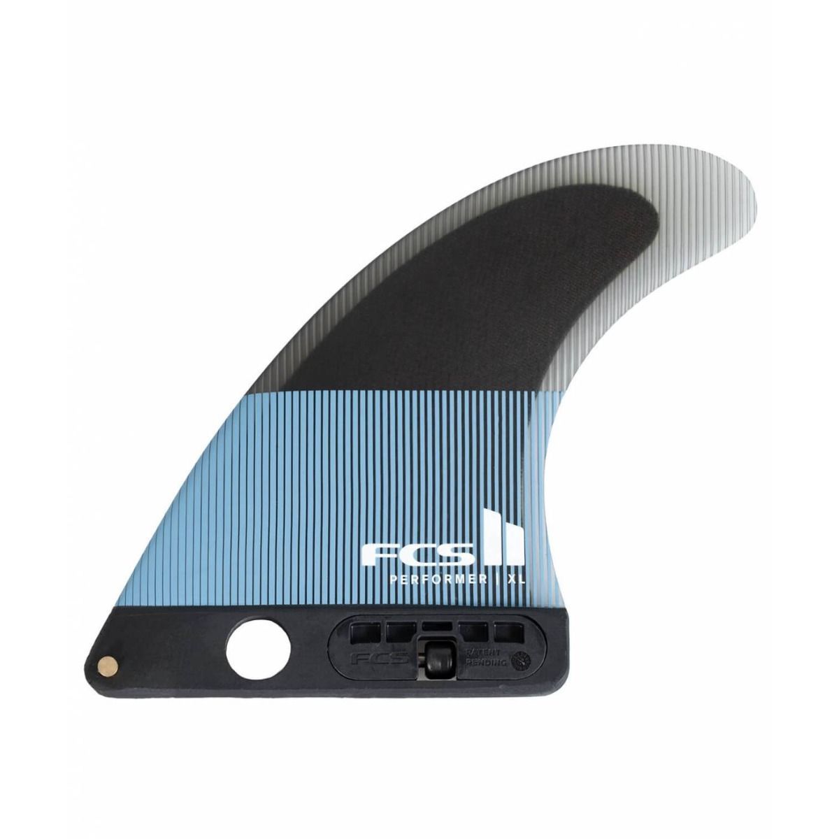 FCS II PERFORMER PC LONGBOARD CENTRE FIN - TRANQUIL BLUE | FCS | Surfboard Fins.