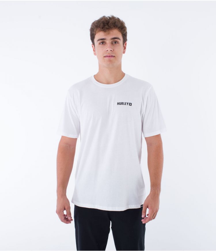 Hurley Everyday 4 Corners T-shirt-White