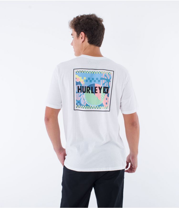 Hurley Everyday 4 Corners T-shirt-White