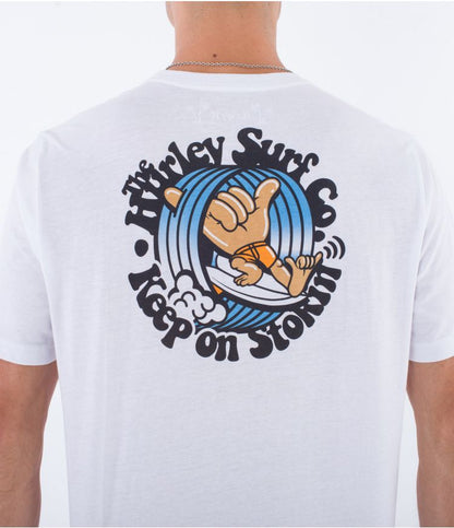 Hurley Everyday Stokin T-shirt-White