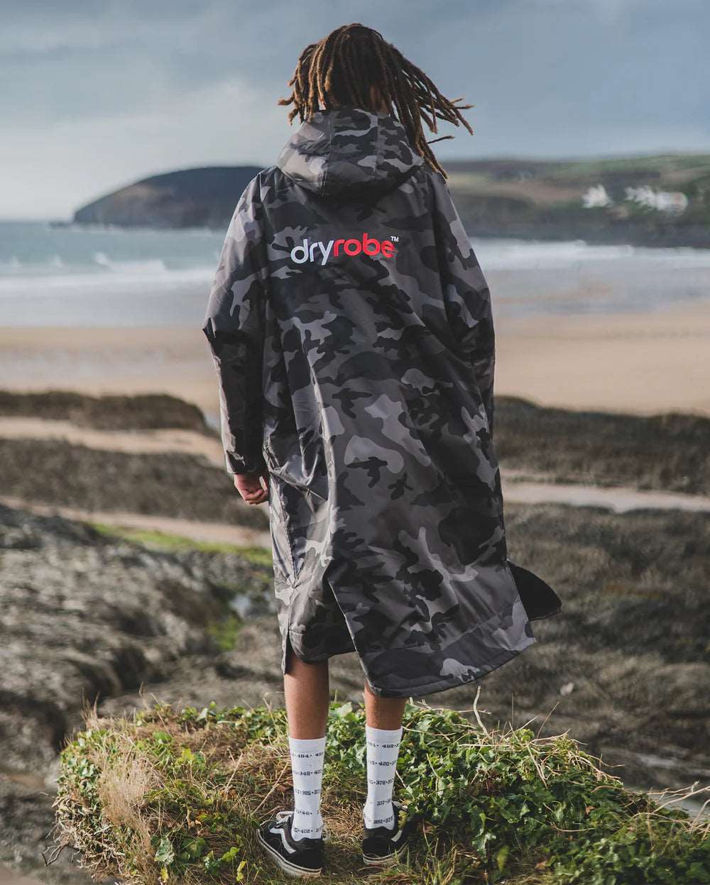 DryRobe V3 Adult Long Sleeve Black Camo / Black