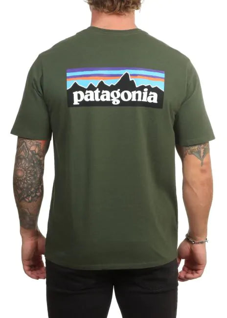 Patagonia Men's P-6 Logo Responsibili-Tee®-Torrey Pine Green