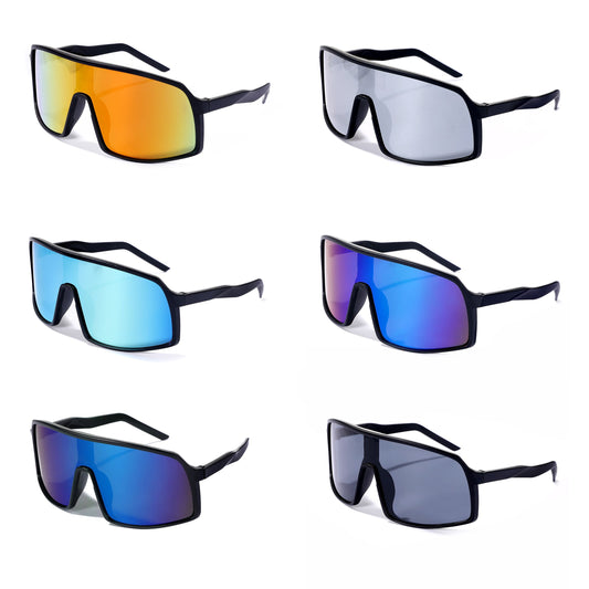 Wide Lens Sports Sunglasses