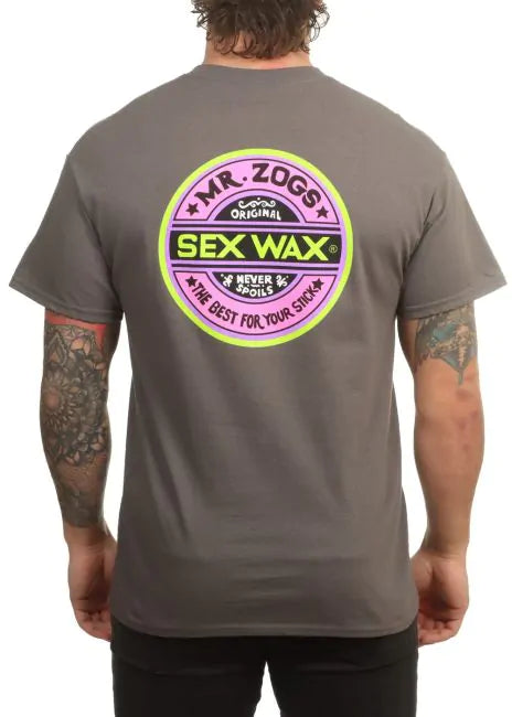 Mr Zogs Sex Wax T-Shirt-Fluro-Charcoal